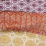 Lush Décor Bohemian Striped Quilt Reversible 3 Piece Bedding Set, King, Turquoise