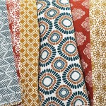 Lush Décor Bohemian Striped Quilt Reversible 3 Piece Bedding Set, King, Turquoise